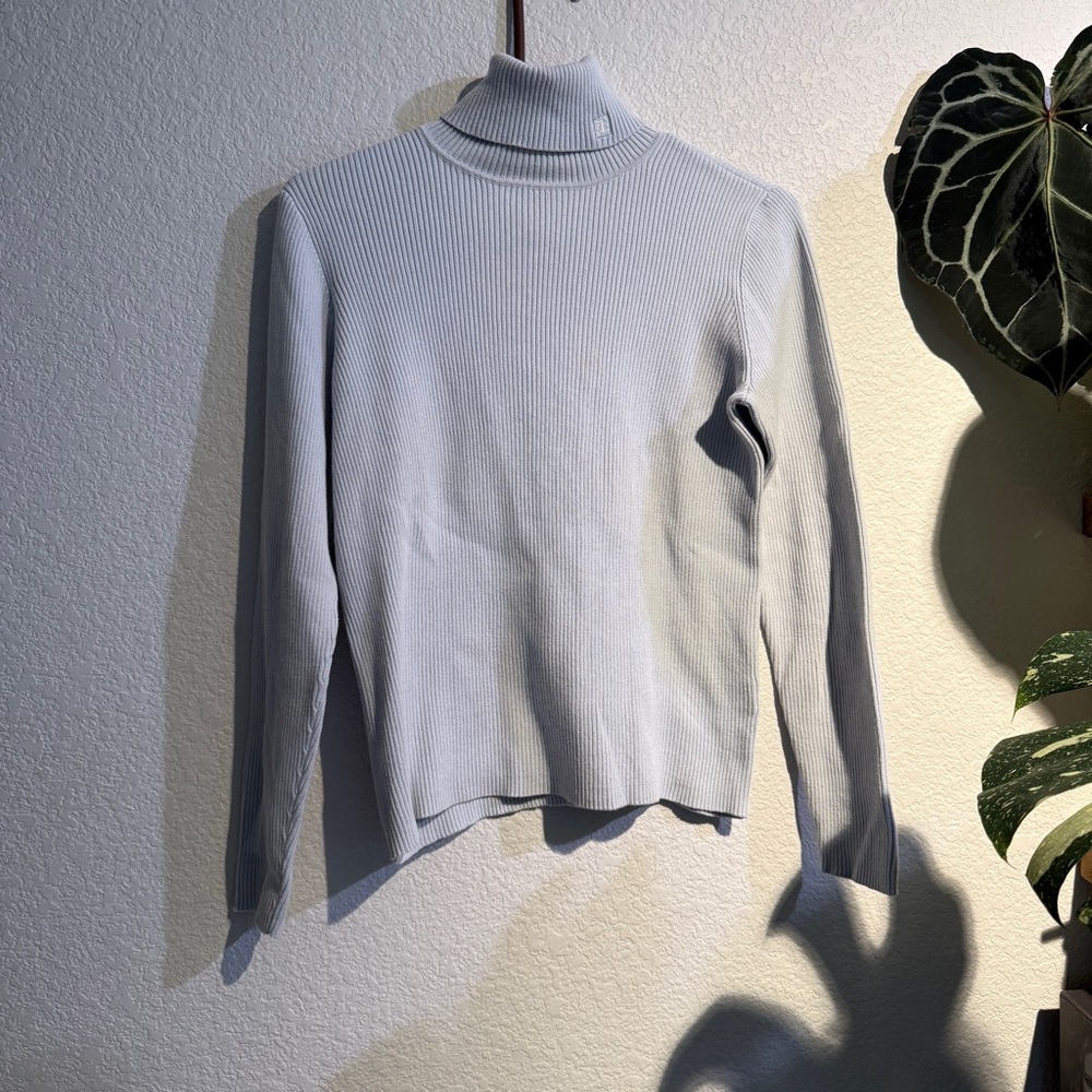 Baby blue Lauren Ralph Lauren turtle neck sweater